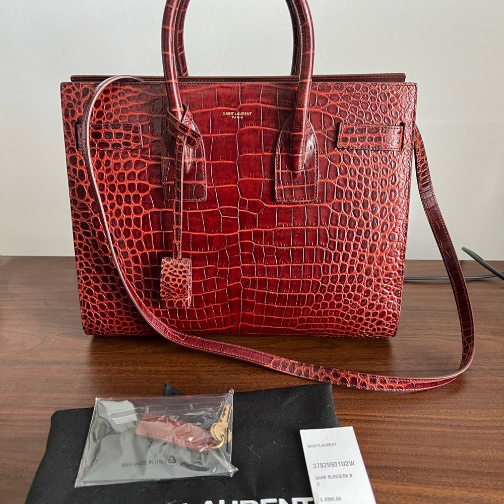 BRAND NEW WITH TAGS AUTHENTIC SAINT LAURENT SMALL SAC DU JOUR - Picture 2 of 6